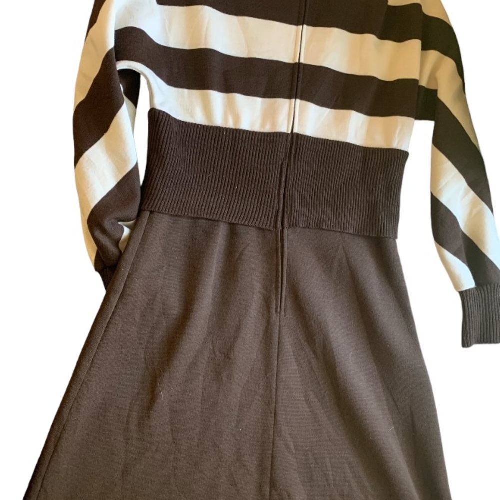 Size 13 vintage 60’s Jonathan Logan striped knit dress - Picture 3 of 5